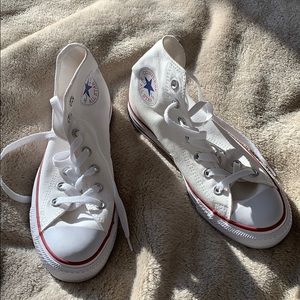 Brand New White Converse High-top Classic